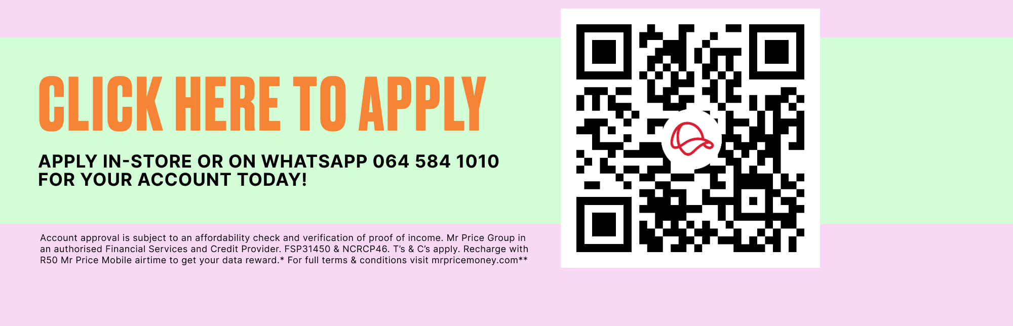 Mr Price Money Start Up Account